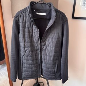 Criquet Shirts HYBRID PUFFER JACKET - Anthracite Size Medium